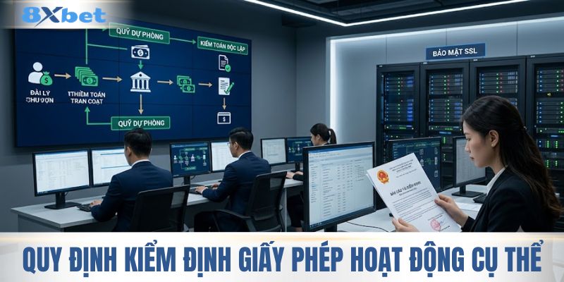 Quy định kiểm định giấy phép hoạt động cụ thể 